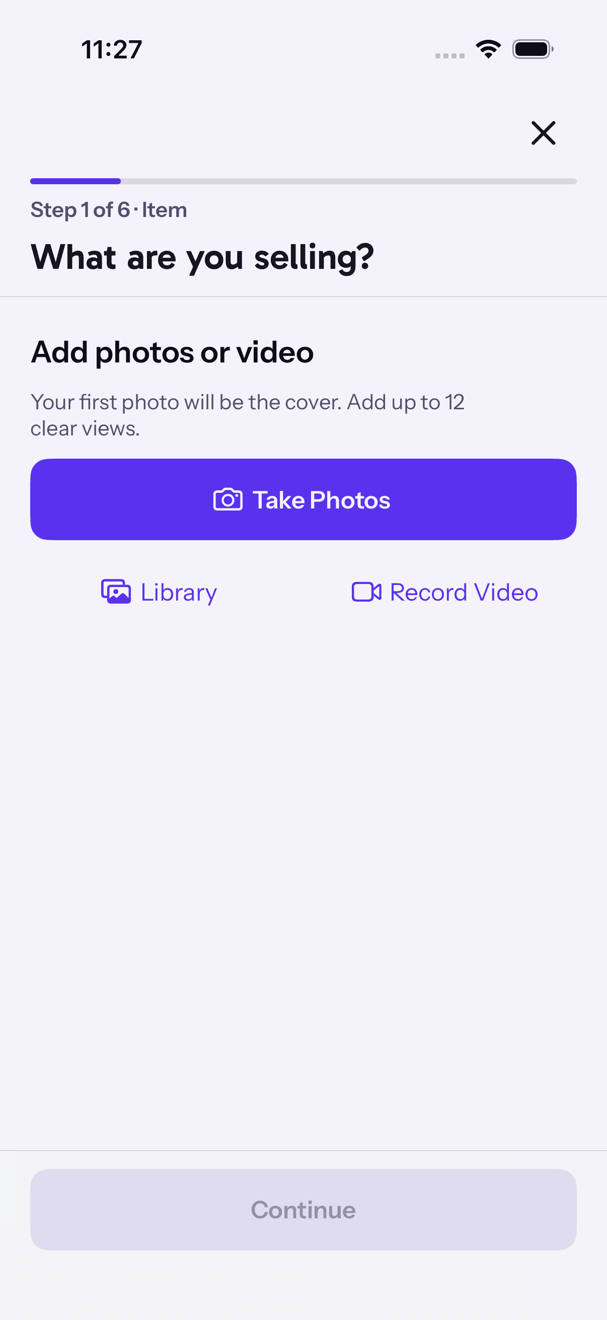 Create a Gbanjo listing in the app